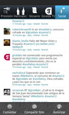 iSemana Santa Giralda TV android App screenshot 1