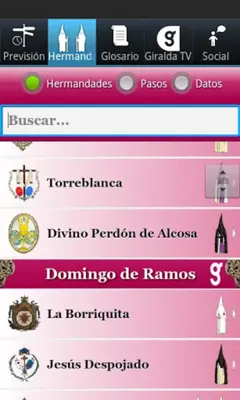 iSemana Santa Giralda TV android App screenshot 2